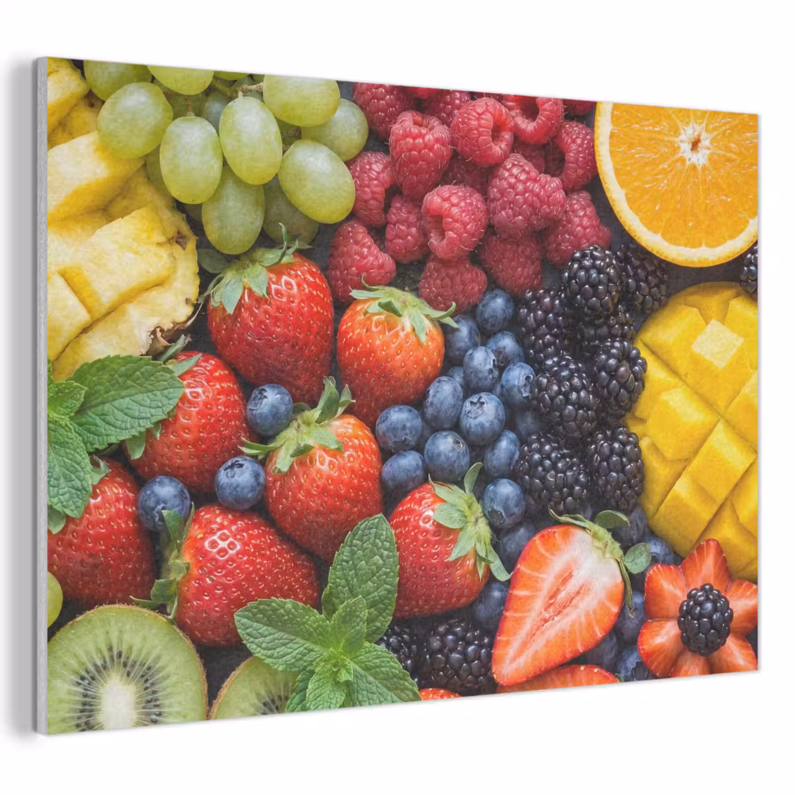 Akoestisch schilderij - Fruit - Vers - Kleurrijk - Eten — 1