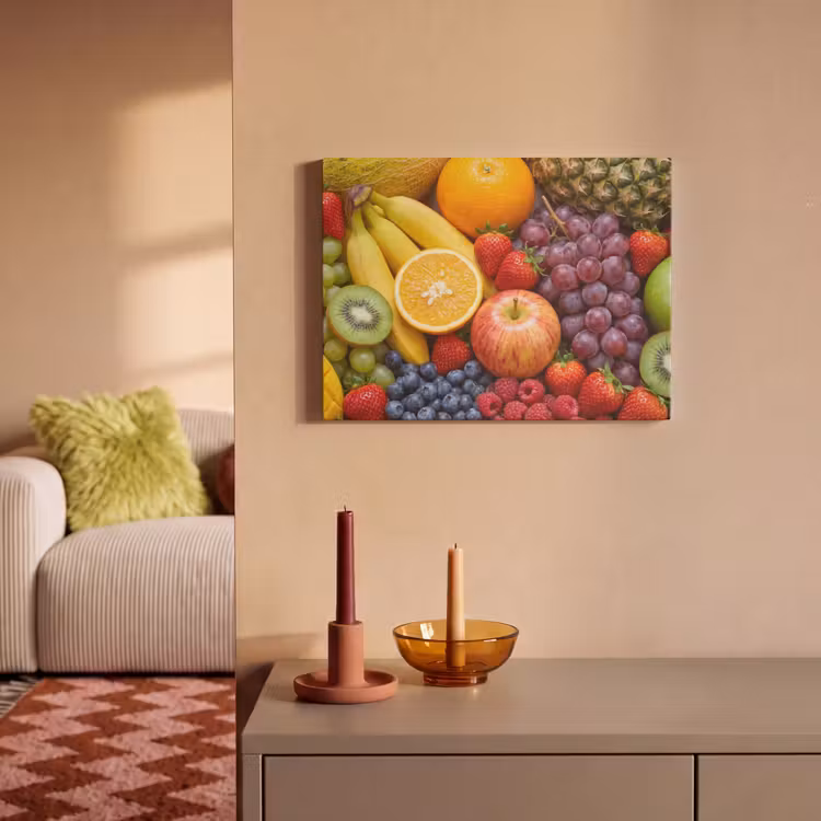 Akoestisch schilderij - Eten - Fruit - Vers - Kleurrijk - Voeding — 2