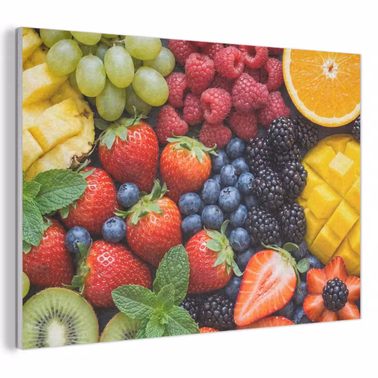 Akoestisch schilderij - Fruit - Vers - Kleurrijk - Eten — 1