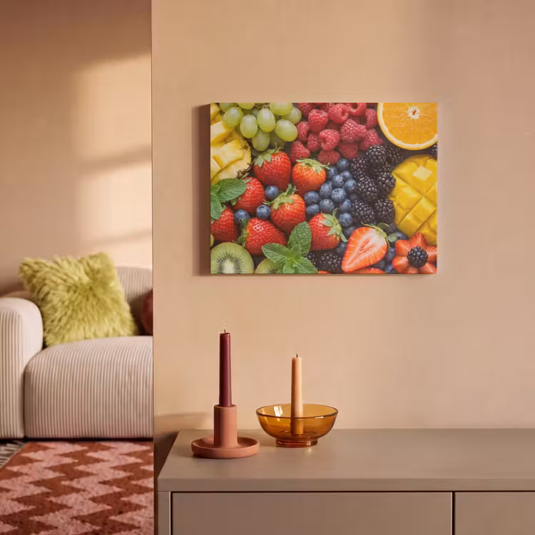 Akoestisch schilderij - Fruit - Vers - Kleurrijk - Eten — 2