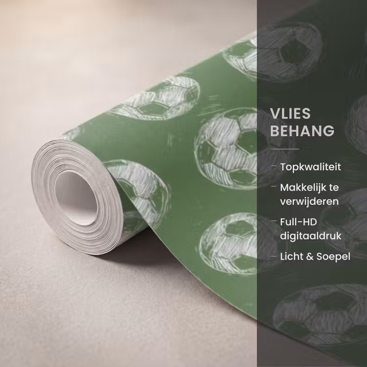 Behang - Voetbal - Sport - Groen — 3