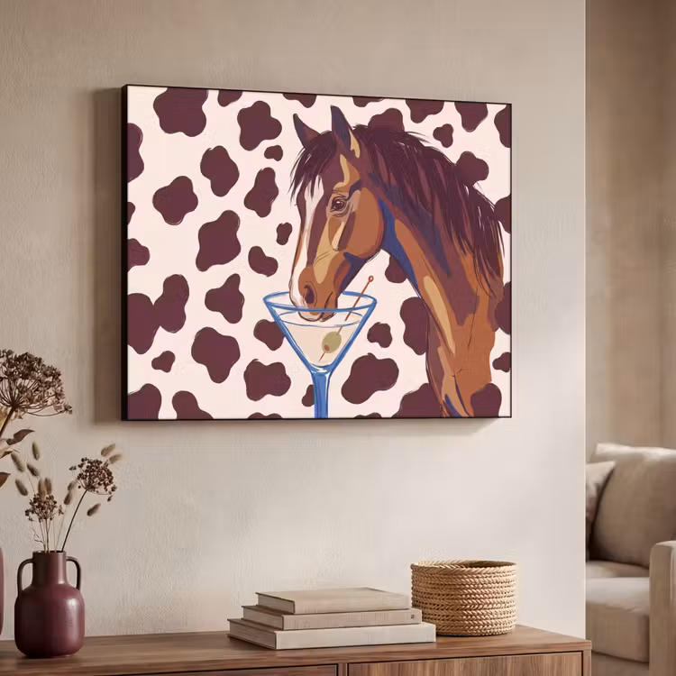 Art Frame - Paard - Martini - Dieren - Abstract - Bruin — 7