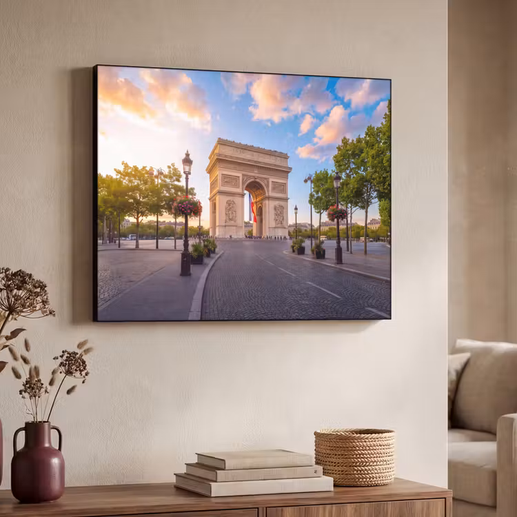 Art Frame - Monument - Parijs - Zonsondergang - Architectuur - Goud — 7