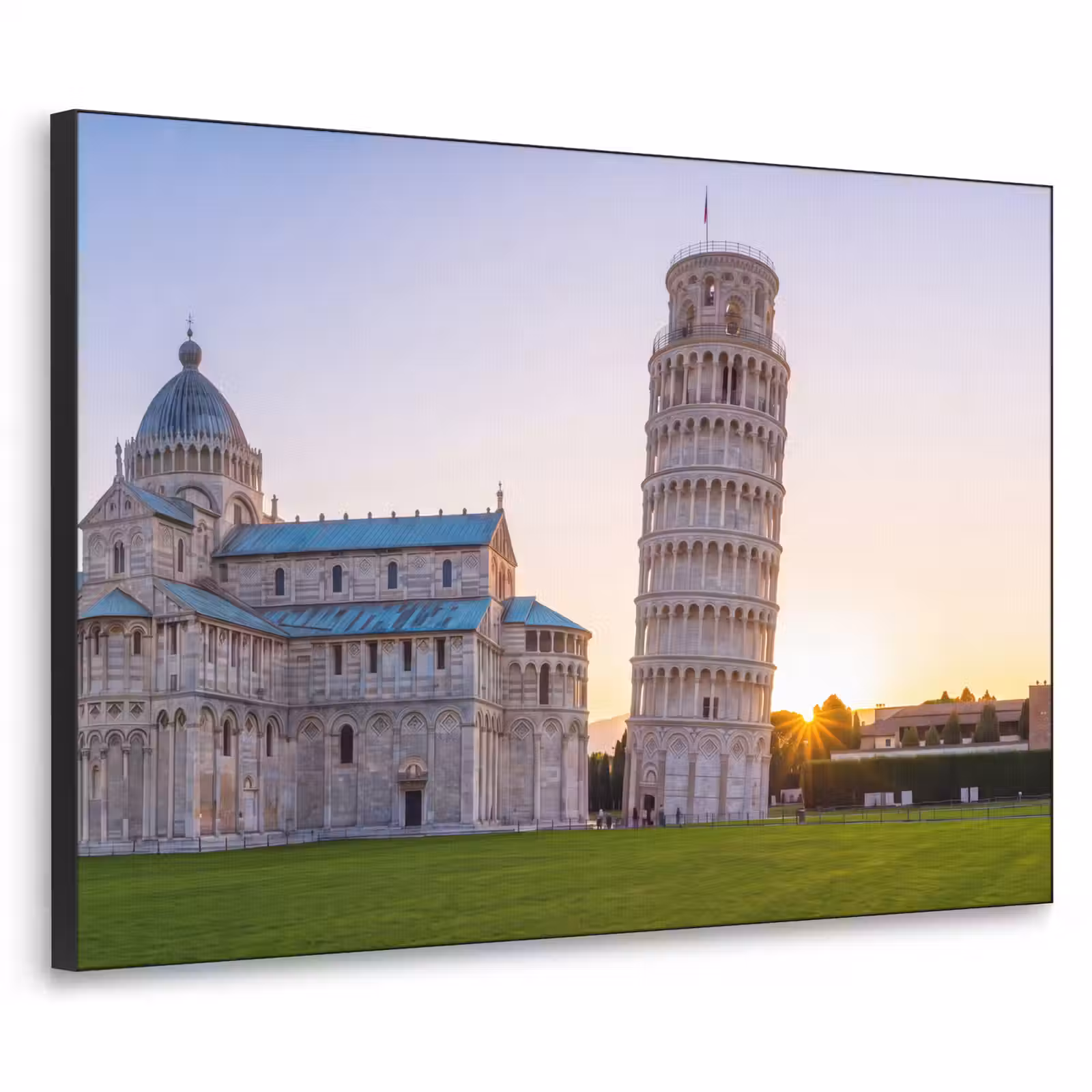 Art Frame - Architectuur - Toren - Pisa - Italië - Zonsondergang — 1