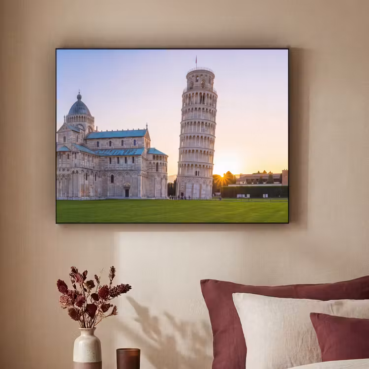 Art Frame - Architectuur - Toren - Pisa - Italië - Zonsondergang — 3