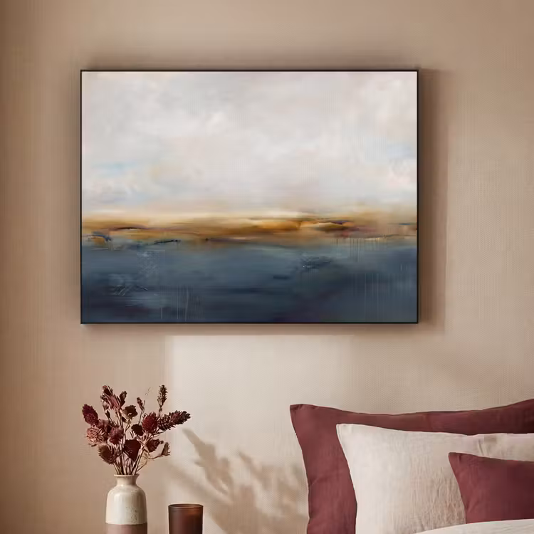 Art Frame - Abstract Landschap Zee Wolken — 3