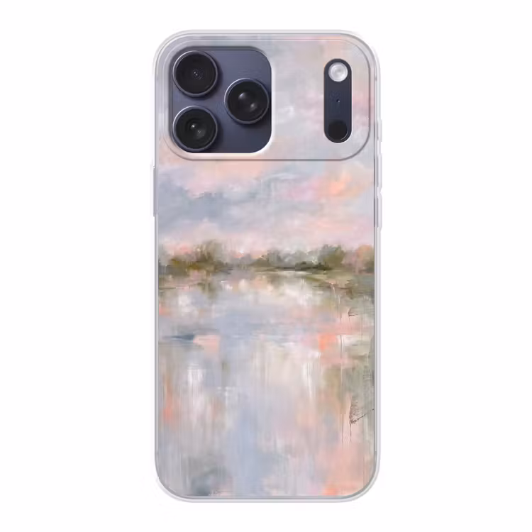 Telefoonhoesje Softcase - Natuur - Landschap - Abstract - Water - Groen — 1