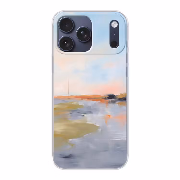 Telefoonhoesje Softcase - Abstract - Landschap - Horizon - Modern - Kleurrijk — 1