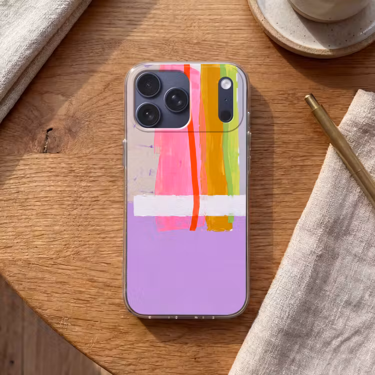 Telefoonhoesje Softcase - Abstract - Kleurrijk - Vormen - Modern - Kunst — 2