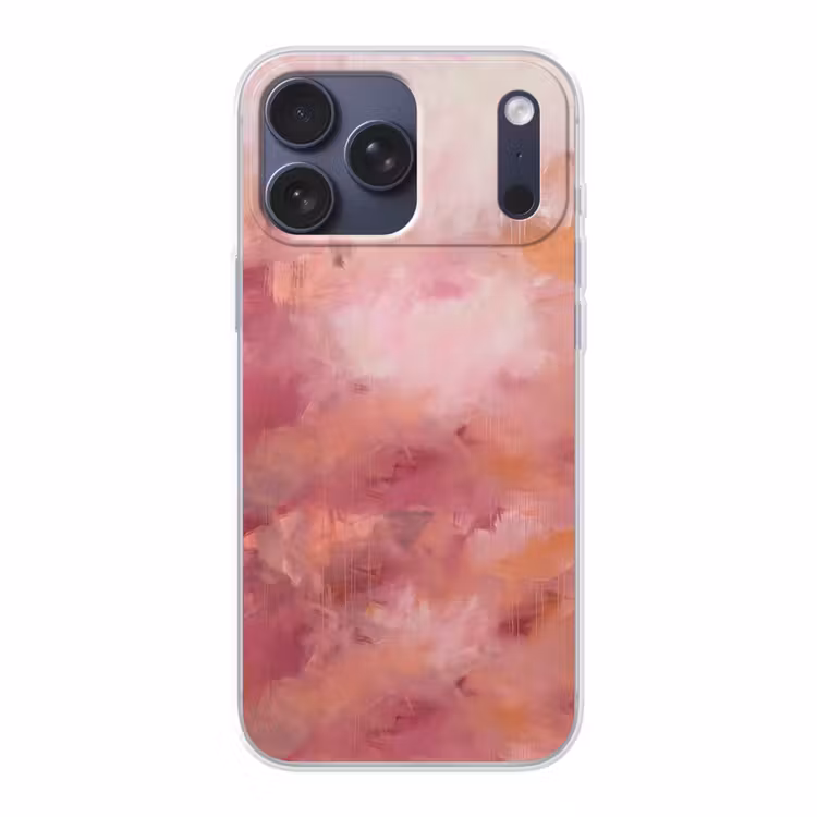 Telefoonhoesje Softcase - Kunst - Vloeiend - Pastel - Abstract — 1