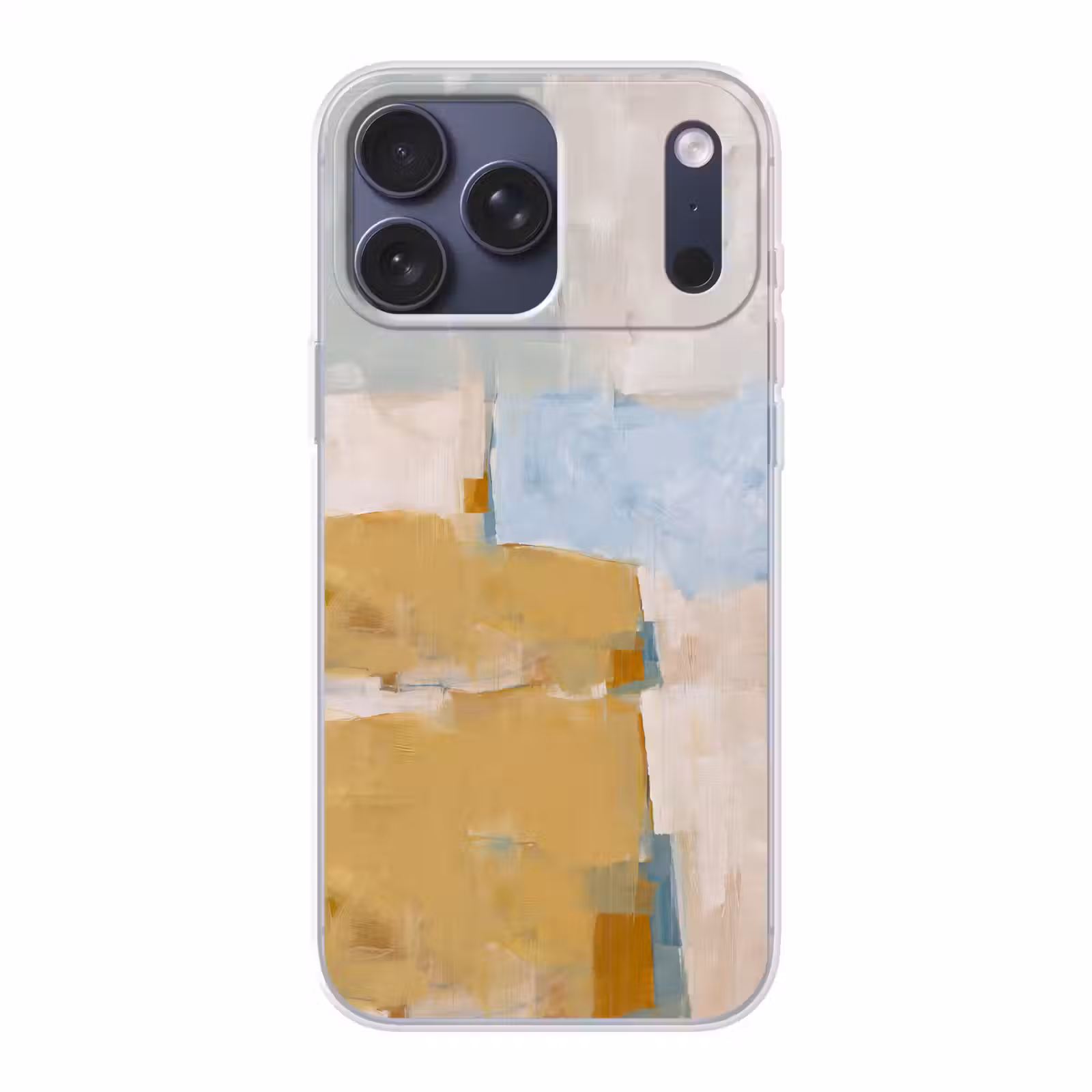 Telefoonhoesje Softcase - Abstract - Kleuren - Kunst - Modern - Blauw — 1