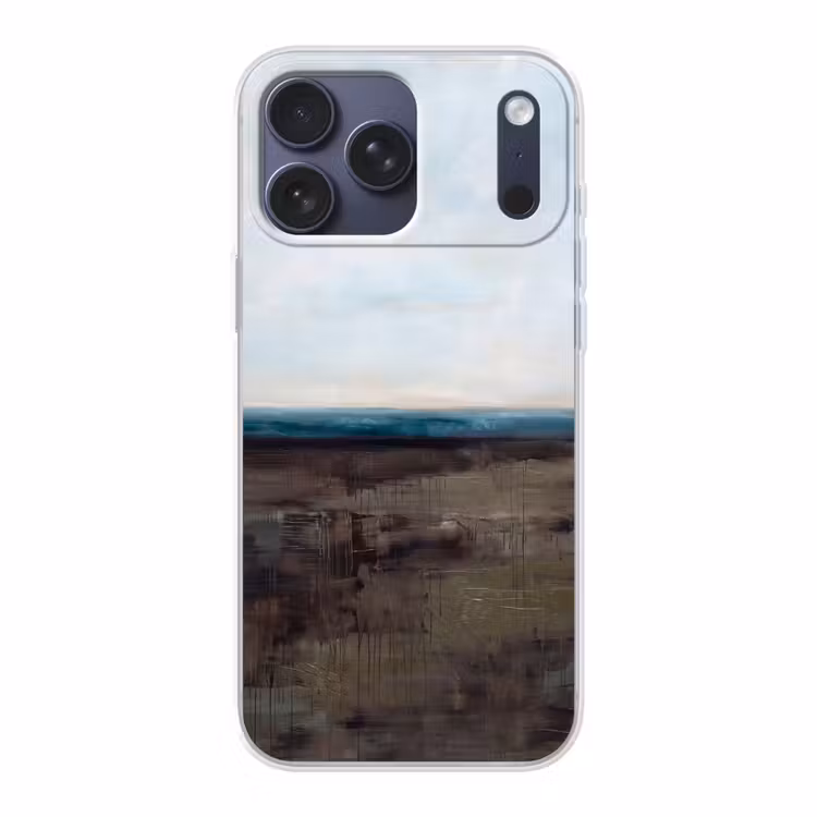 Telefoonhoesje Softcase - Abstract - Landschap - Horizon - Blauw - Modern — 1