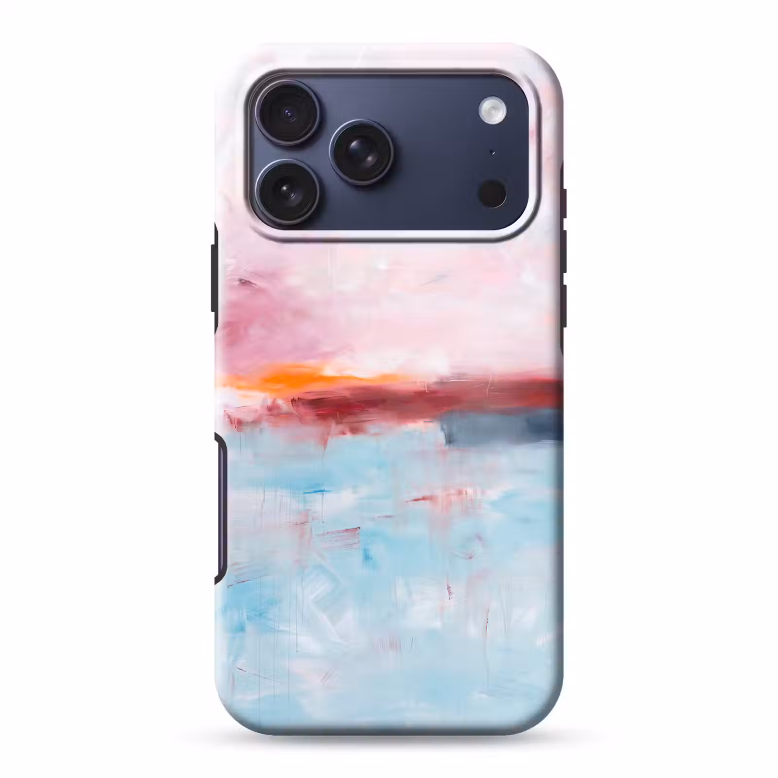 Telefoonhoesje Toughcase - Abstract - Kleuren - Modern - Kunst - Roze — 1