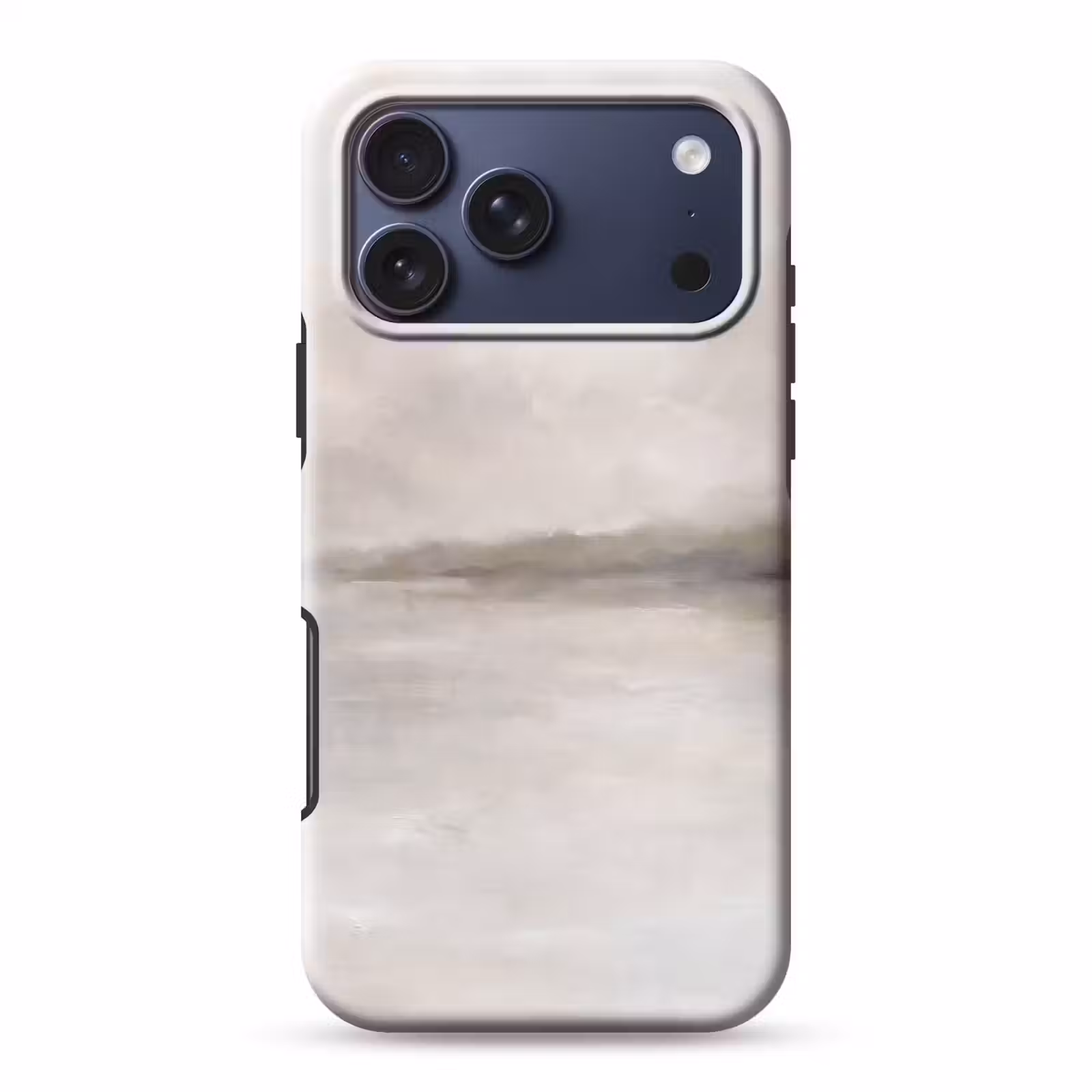 Telefoonhoesje Toughcase - Abstract - Landschap - Nevel - Modern - Grijs — 1