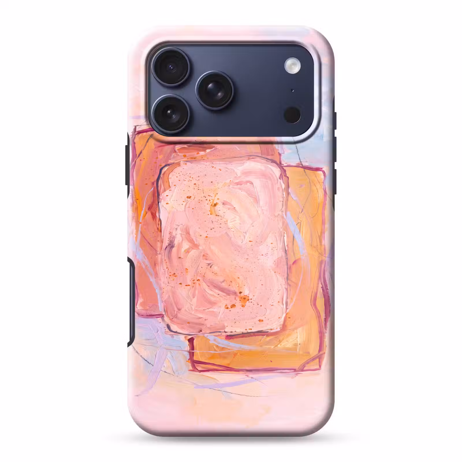 Telefoonhoesje Toughcase - Abstract - Vormen - Modern - Roze — 1