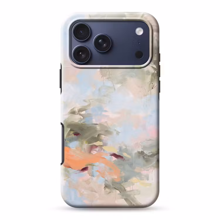 Telefoonhoesje Toughcase - Abstract - Borstelstreken - Kunst - Modern - Pastel — 1