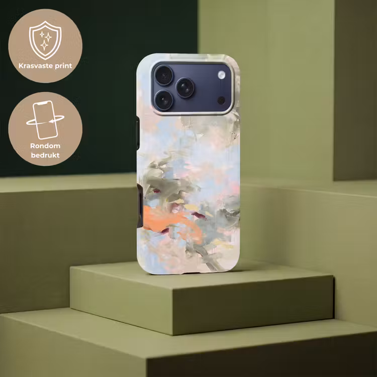 Telefoonhoesje Toughcase - Abstract - Borstelstreken - Kunst - Modern - Pastel — 7
