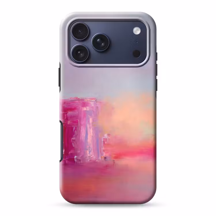 Telefoonhoesje Toughcase - Abstract - Kleuren - Modern - Roze — 1
