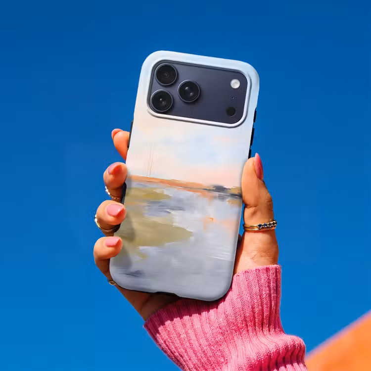 Telefoonhoesje Toughcase - Abstract - Landschap - Horizon - Modern - Kleurrijk — 2