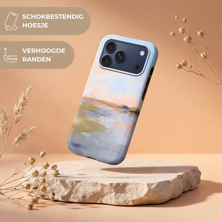 Telefoonhoesje Toughcase - Abstract - Landschap - Horizon - Modern - Kleurrijk — 5