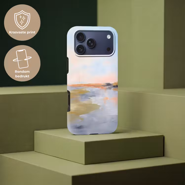 Telefoonhoesje Toughcase - Abstract - Landschap - Horizon - Modern - Kleurrijk — 7