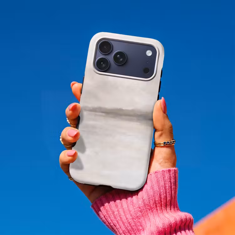 Telefoonhoesje Toughcase - Abstract - Landschap - Nevel - Modern - Grijs — 2