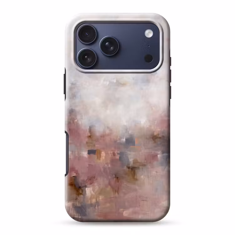 Telefoonhoesje Toughcase - Abstract - Vloeiend - Kunst - Modern - Beige — 1