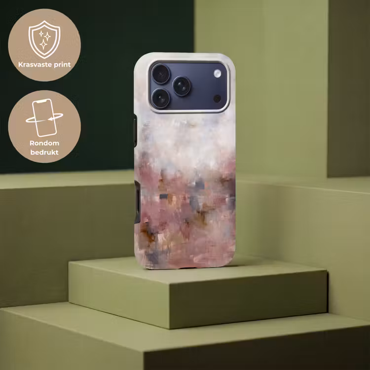 Telefoonhoesje Toughcase - Abstract - Vloeiend - Kunst - Modern - Beige — 7