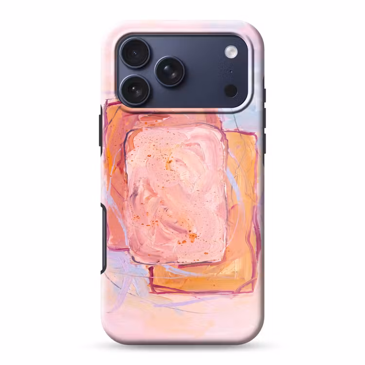 Telefoonhoesje Toughcase - Abstract - Vormen - Modern - Roze — 1