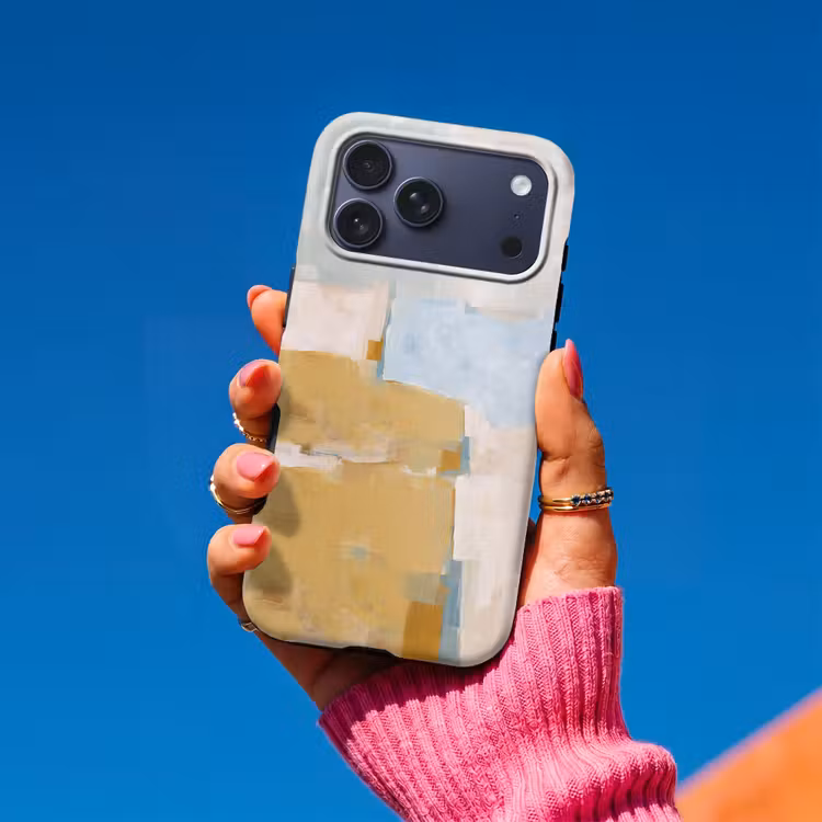 Telefoonhoesje Toughcase - Abstract - Kleuren - Kunst - Modern - Blauw — 2