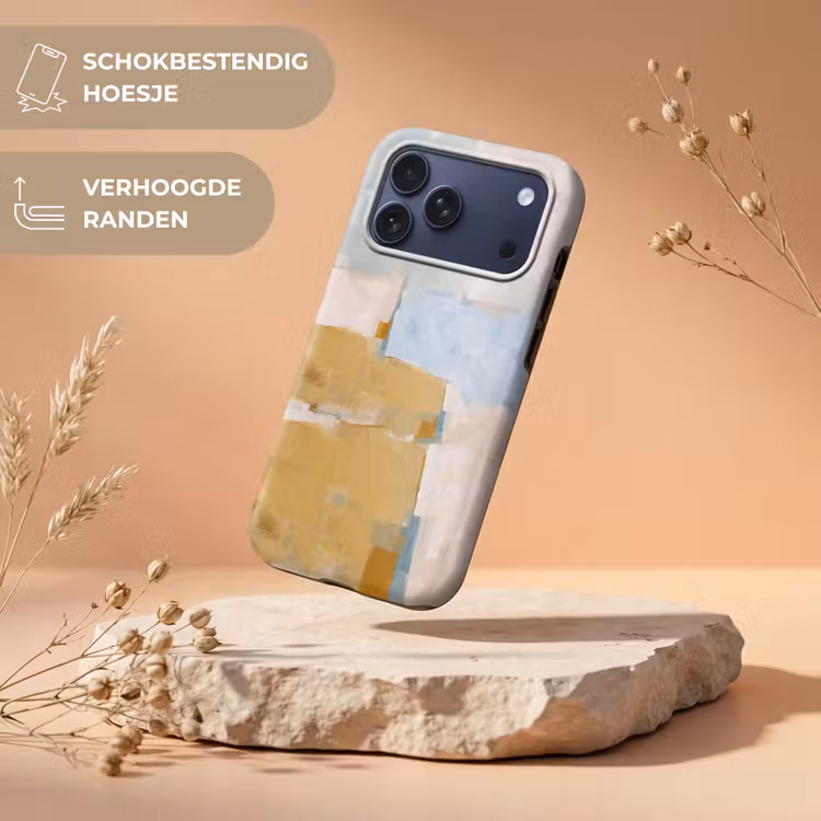Telefoonhoesje Toughcase - Abstract - Kleuren - Kunst - Modern - Blauw — 5