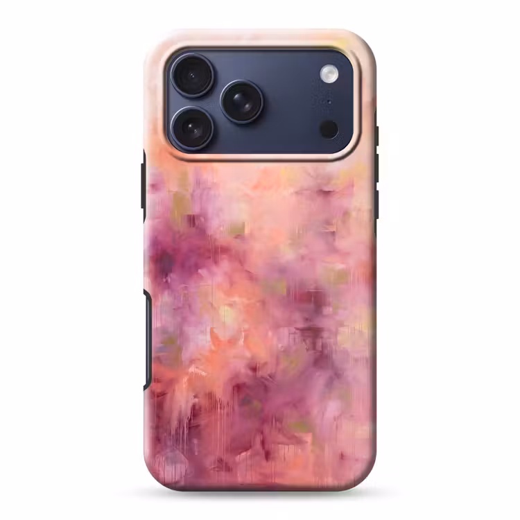 Telefoonhoesje Toughcase - Abstract - Kleuren - Modern - Roze - Paars — 1