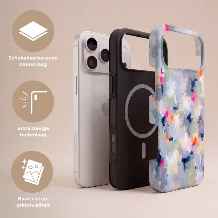 Telefoonhoesje Toughcase - Abstract - Kleurrijk - Modern - Kunst — 3