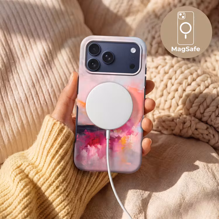 Telefoonhoesje Toughcase - Abstract - Kleurrijk - Modern - Roze — 8