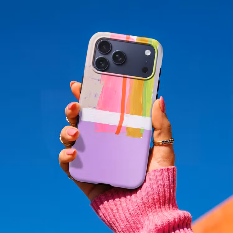 Telefoonhoesje Toughcase - Abstract - Kleurrijk - Vormen - Modern - Kunst — 2