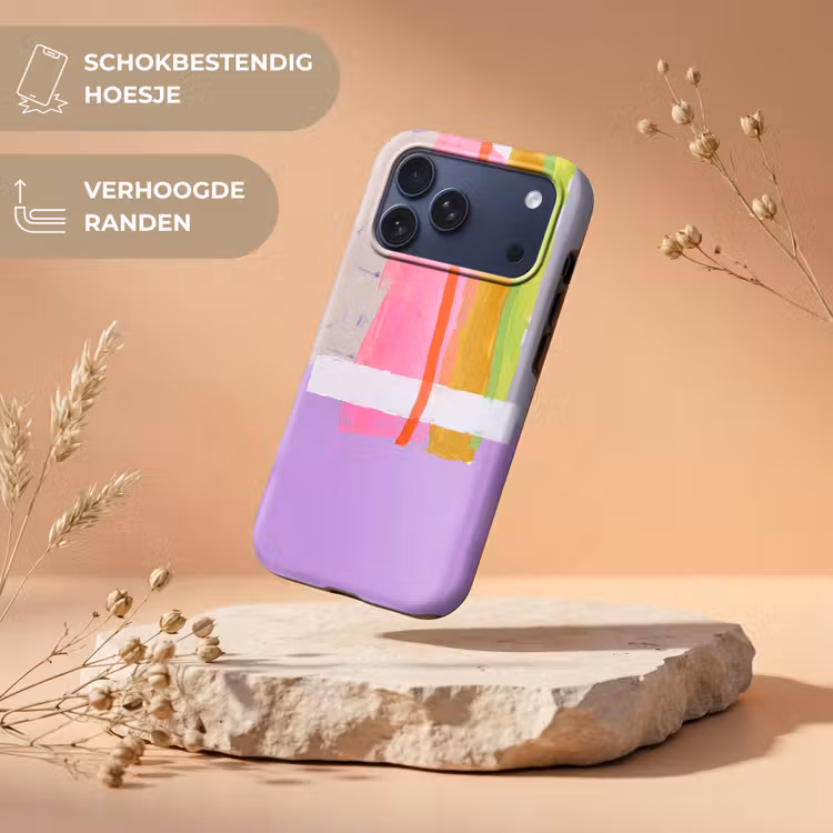 Telefoonhoesje Toughcase - Abstract - Kleurrijk - Vormen - Modern - Kunst — 5