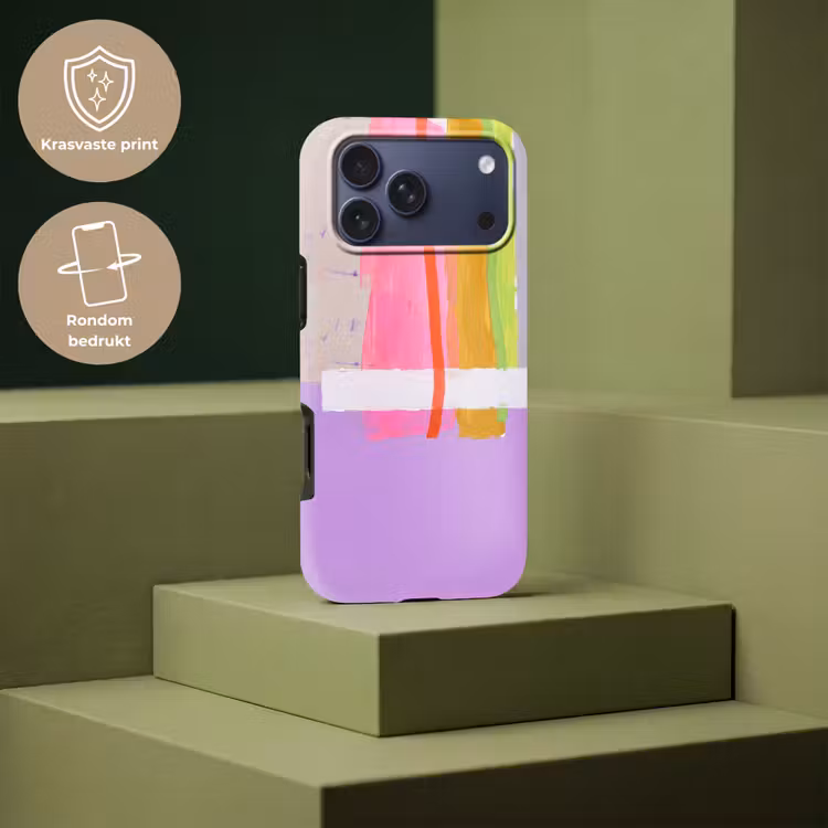 Telefoonhoesje Toughcase - Abstract - Kleurrijk - Vormen - Modern - Kunst — 7