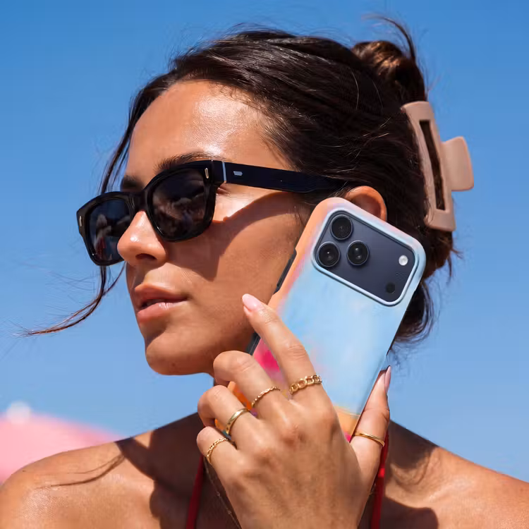 Telefoonhoesje Toughcase - Abstract - Kleurvlakken - Modern - Oranje - Blauw — 6