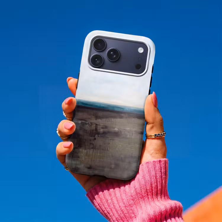 Telefoonhoesje Toughcase - Abstract - Landschap - Horizon - Blauw - Modern — 2