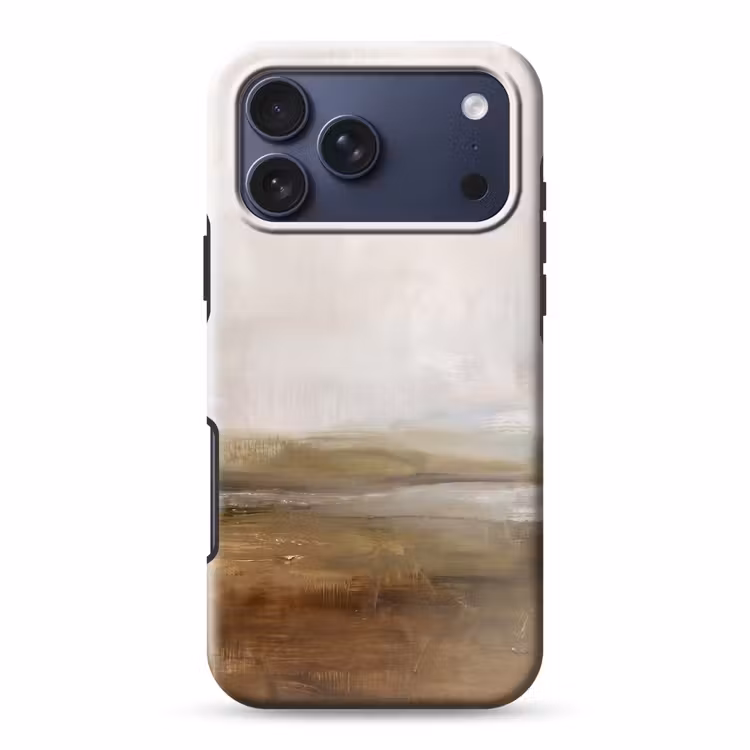 Telefoonhoesje Toughcase - Abstract - Landschap - Natuur - Beige - Bruin — 1