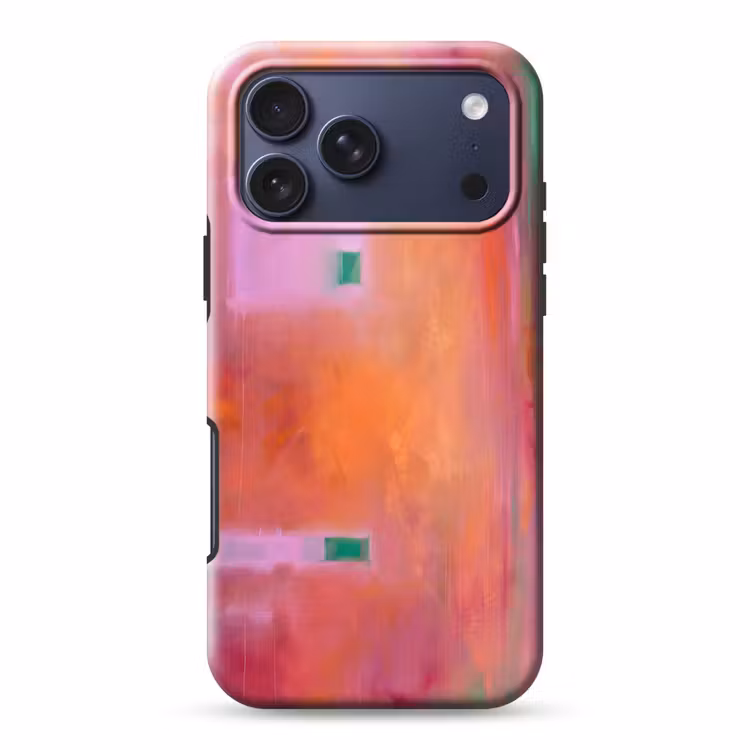 Telefoonhoesje Toughcase - Abstract - Vlakken - Kunst - Modern - Oranje — 1