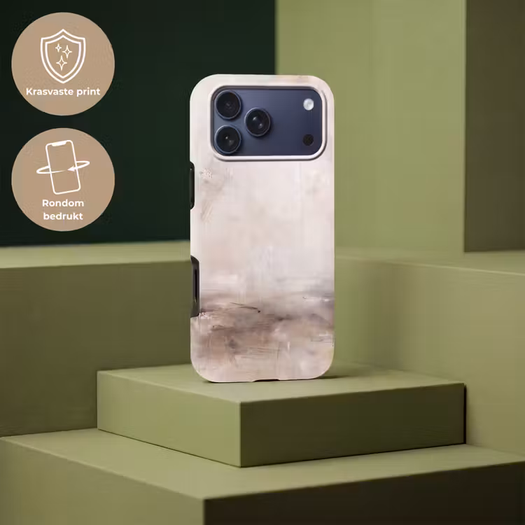 Telefoonhoesje Toughcase - Abstrakt - Landschap - Modern - Beige - Kunst — 7