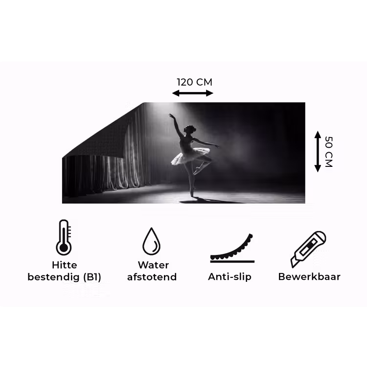 Keukenloper - Danser - Podium - Zwart-wit - Kunst - Klassiek — 5
