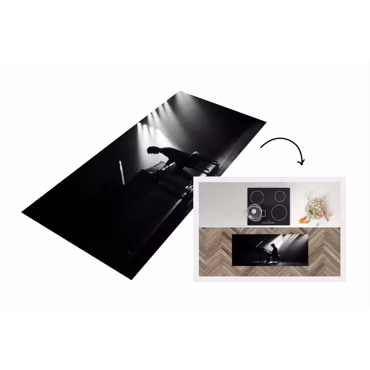 Keukenloper - Persoon - Piano - Muziek - Zwart-wit - Podium — 1