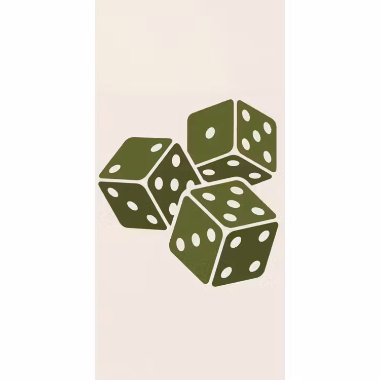 Behang - Dobbelsteen - Spel - Groen - Abstract — 2