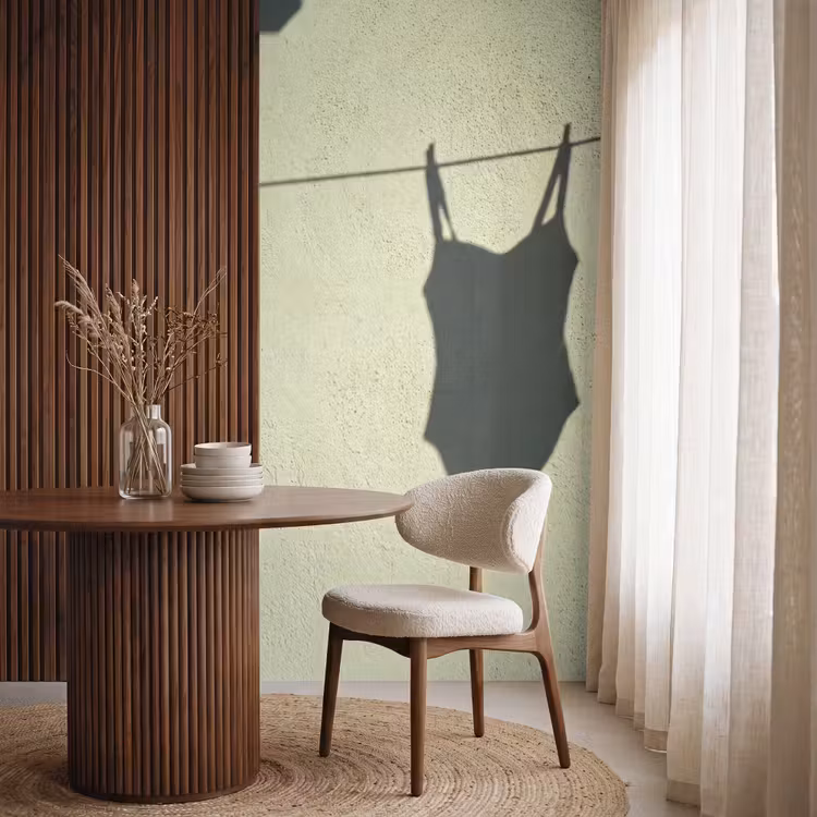 Behang - Badpak - Schaduw - Muur - Zomer - Minimalistisch — 4