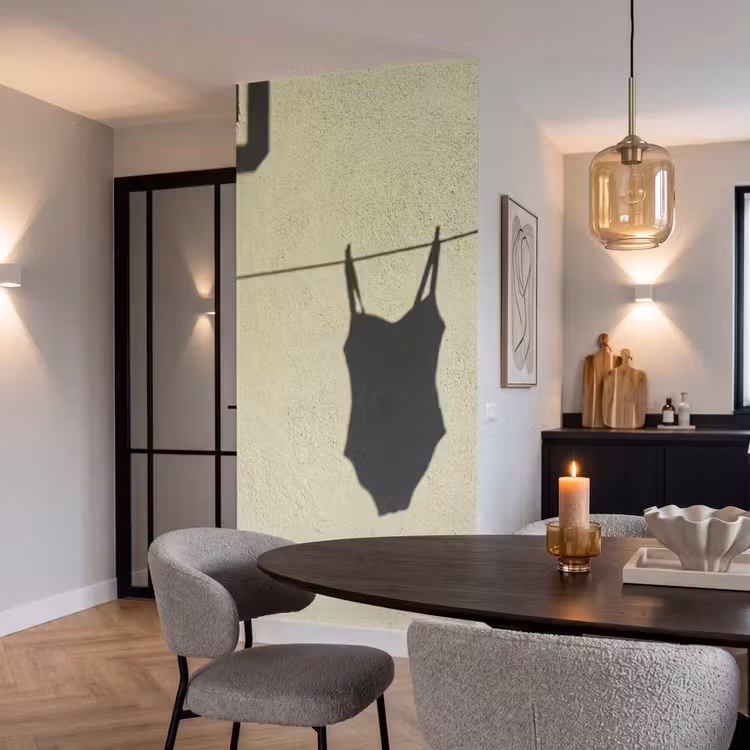 Behang - Badpak - Schaduw - Muur - Zomer - Minimalistisch — 5