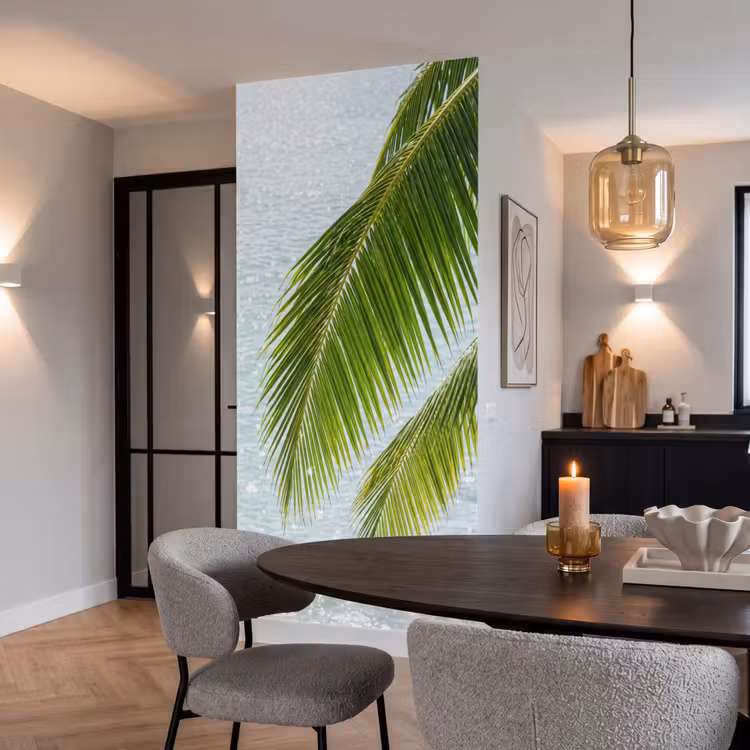 Behang - Boom - Bladeren - Water - Tropisch - Groen — 5