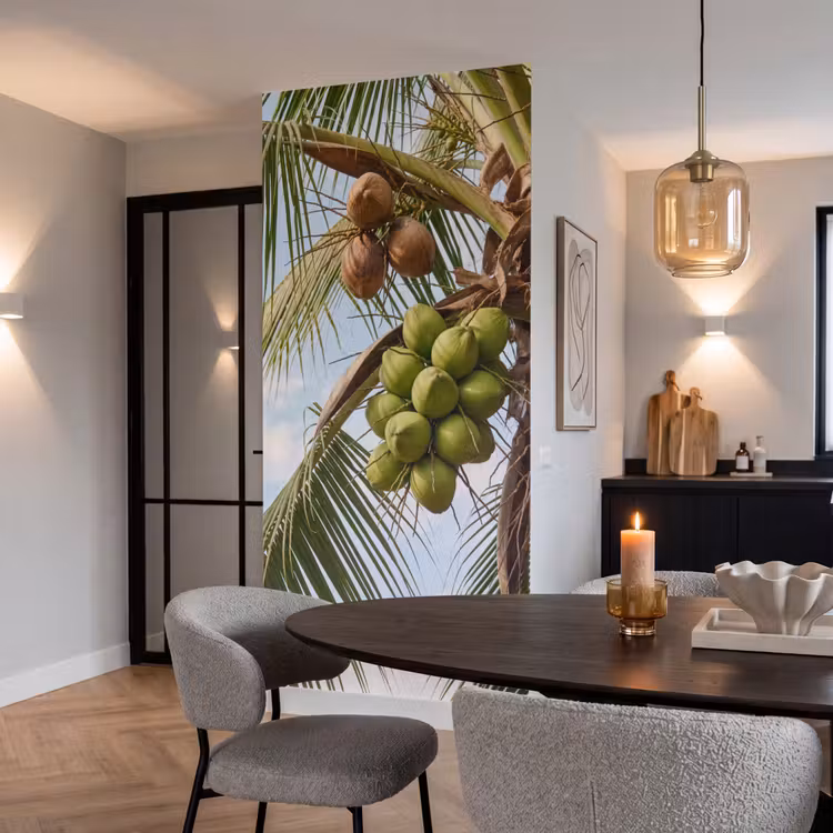 Behang - Kokosnoot - Boom - Tropisch - Natuur - Groen — 5