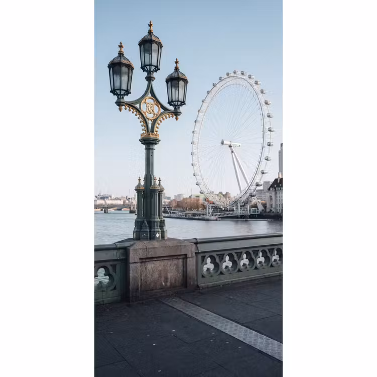Behang - Reuzenrad - Londen - Stad - Architectuur - Brug — 2